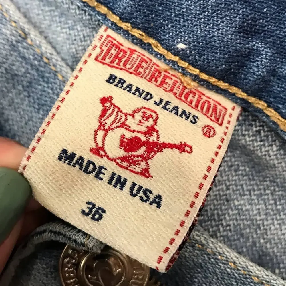 True Religion light blue